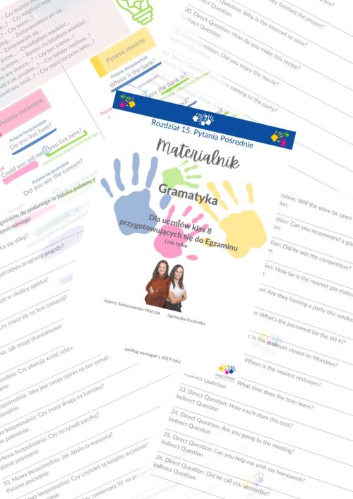 15. Pytania pośrednie Rozdział Podręcznika "Materialnik"