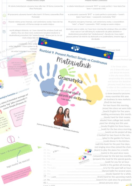 9. Present Perfect Simple & Continuous Rozdział Podręcznika "Materialnik"