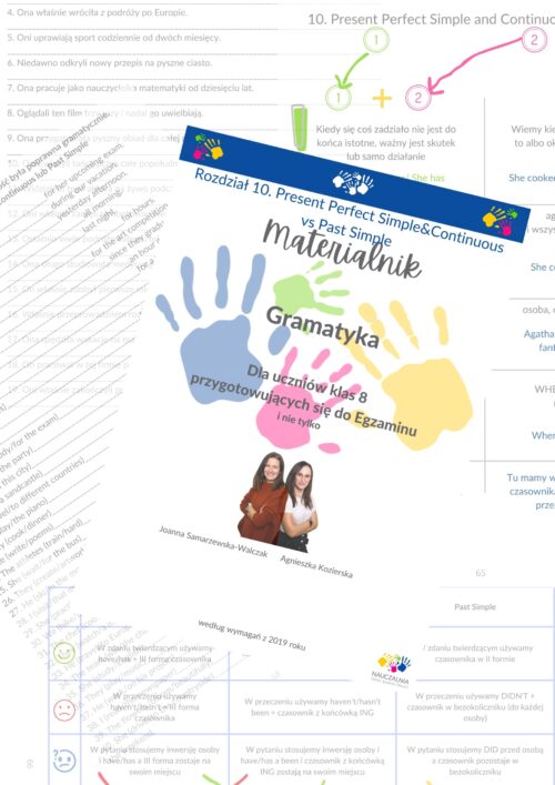10. Present Perfect Simple, Present Perfect Continuous vs Past Simple Rozdział Podręcznika "Materialnik"