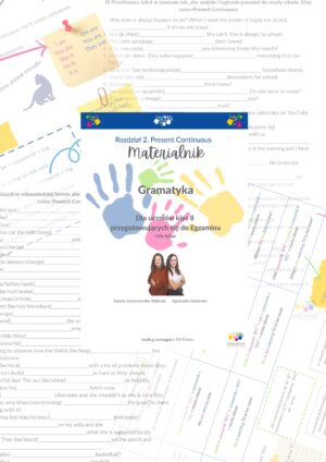 2. Present Continuous Rozdział podręcznika "Materialnik"