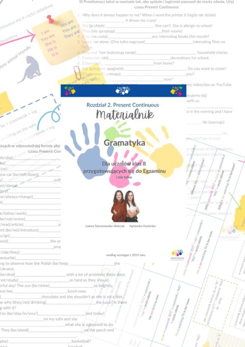 2. Present Continuous Rozdział podręcznika "Materialnik"