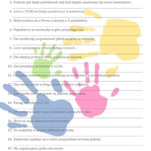 12. Formy Przyszłe Rozdział Podręcznika "Materialnik"