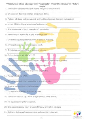 12. Formy Przyszłe Rozdział Podręcznika "Materialnik"