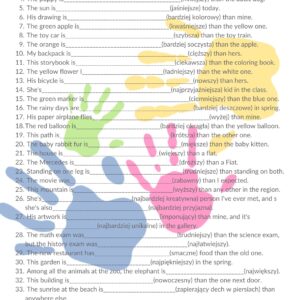 16. Przymiotniki Rozdział Podręcznika "Materialnik"