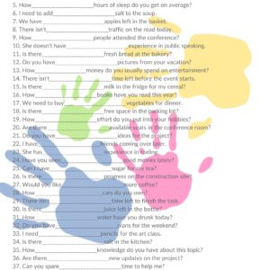 19. Rzeczowniki policzalne i niepoliczalne Rozdział Podręcznika "Materialnik"