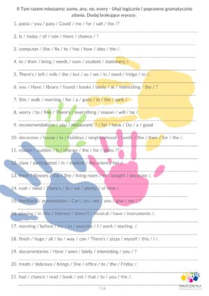 20. Some/any/no/every Rozdział Podręcznika "Materialnik"