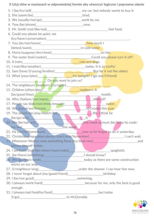 Materialnik część 1. Czasy