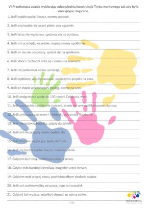 22. Tryby warunkowe Rozdział Podręcznika "Materialnik"