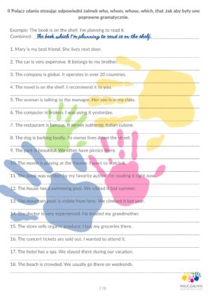 26. Relative Clauses Rozdział Podręcznika "Materialnik"