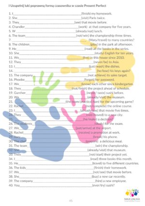 7. Present Perfect Rozdział Podręcznika "Materialnik"