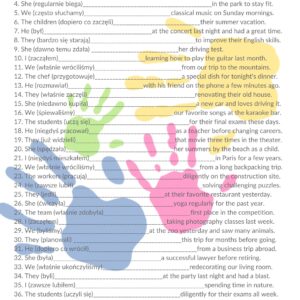 10. Present Perfect Simple, Present Perfect Continuous vs Past Simple Rozdział Podręcznika "Materialnik"