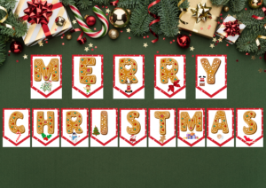 Napis Merry Christmas