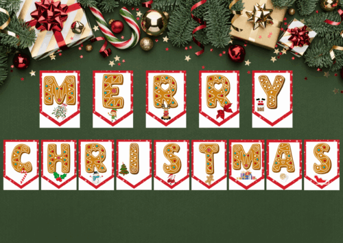 Napis Merry Christmas