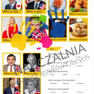 Program półkolonii "Around the English speaking world"+spotkanie online i omówienie programu