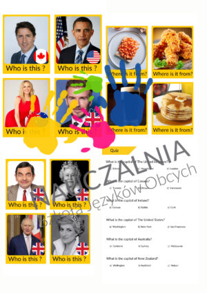 Program półkolonii "Around the English speaking world"+spotkanie online i omówienie programu