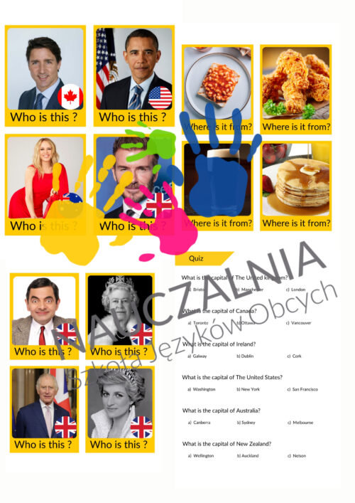 Program półkolonii "Around the English speaking world"+spotkanie online i omówienie programu