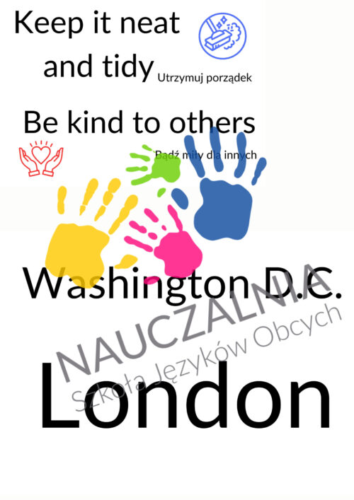 Program półkolonii "Around the English speaking world"+spotkanie online i omówienie programu