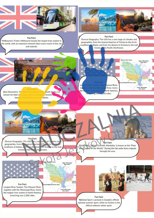 Program półkolonii "Around the English speaking world"+spotkanie online i omówienie programu