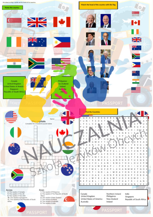 Program półkolonii "Around the English speaking world"+spotkanie online i omówienie programu