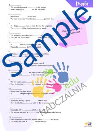 Sety Leksykalne - Advanced English Students