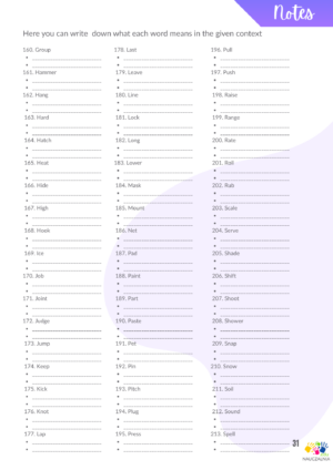 Sety Leksykalne - Advanced English Students