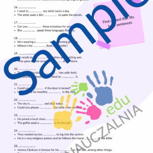 Sety Leksykalne - Advanced English Students