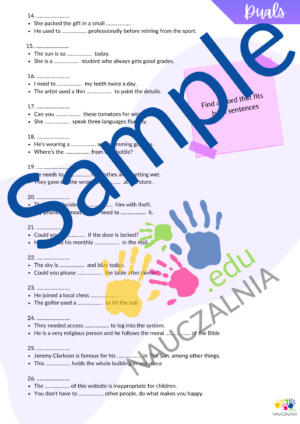 Sety Leksykalne - Advanced English Students