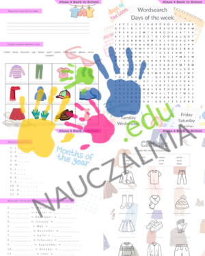 Back to School Materials - Klasa 4