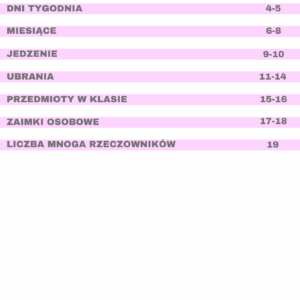 Back to School Materials - Klasa 4