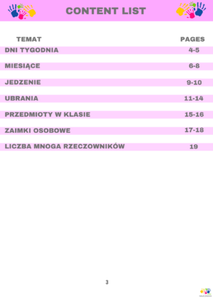 Back to School Materials - Klasa 4
