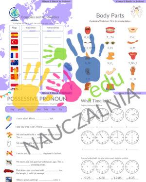 Back to School Materials - Klasa 5