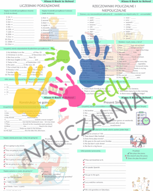 Back To School Materials Combo Pack- Klasa 1,2,3,4,5,6,7