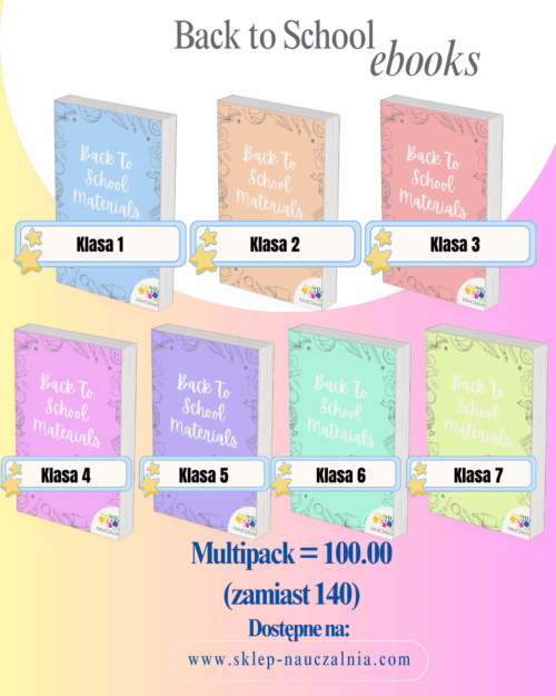 Back To School Materials Combo Pack- Klasa 1,2,3,4,5,6,7